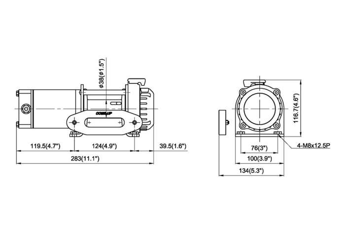 CUB 2s, 12V WINCH