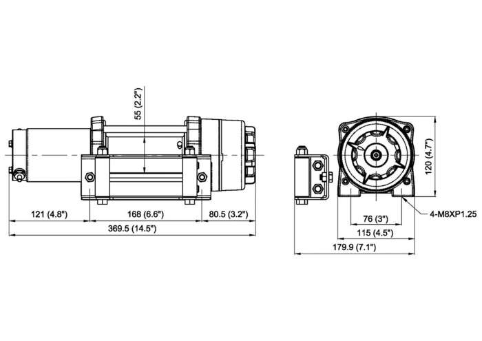 CUB 4, 12V WINCH
