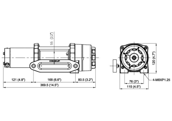 CUB 4s, 12V WINCH