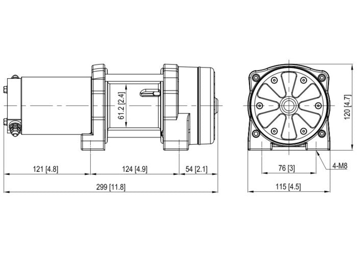 GTD-650 12V 650lb DC Hoist