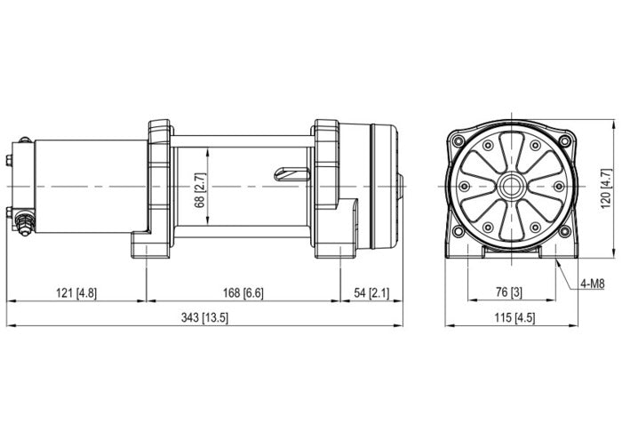 GTD-800 12V 800lb DC Hoist