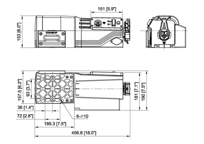 UW-5000si 12V, Synthetic Rope